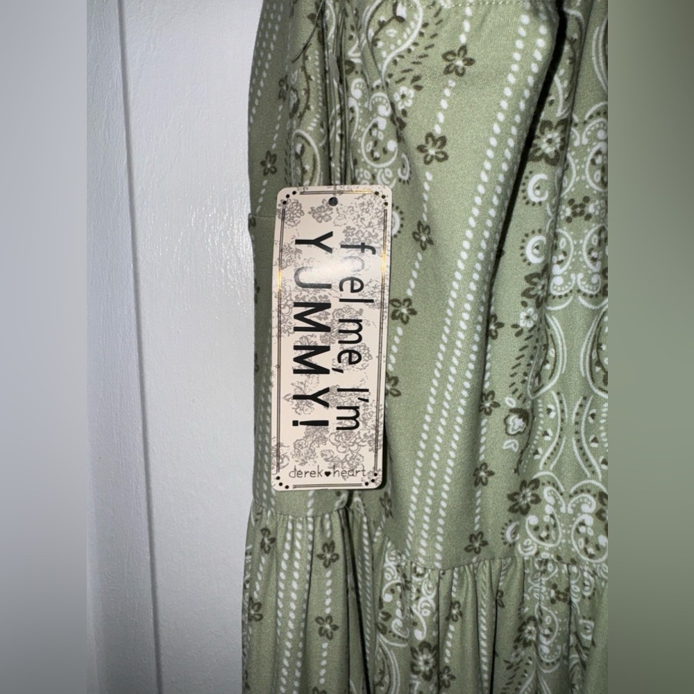 Derek Heart Sooo Soft Mint Green Long Maxi Dress, Size Large - Picture 9 of 12
